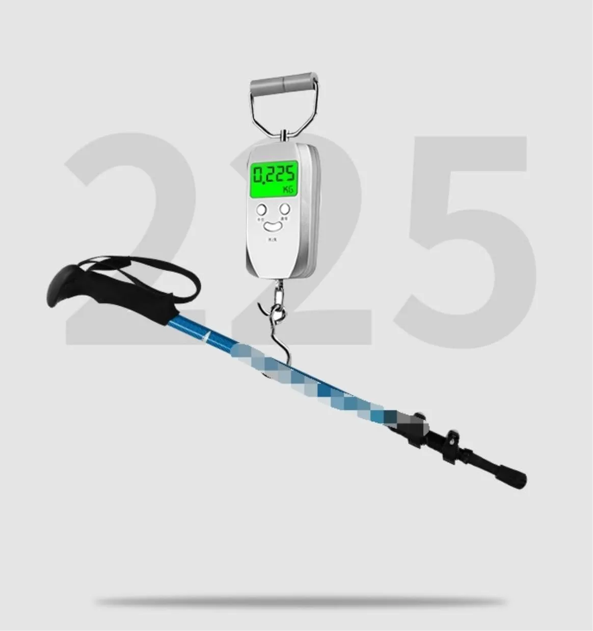 Travel Trekking Pole Carbon Fiber Trekking Poles Telescopic Walking Sticks Ultralight Hiking Poles for Backpacking Outdoor Activities(Green)