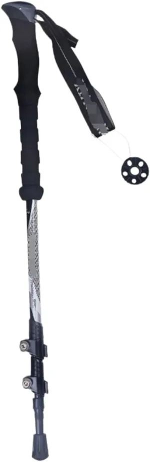 Travel Trekking Pole Ultralight Walking Trekking Poles with Antishock and Quick Lock System Telescopic for Hiking Outdoor Activities