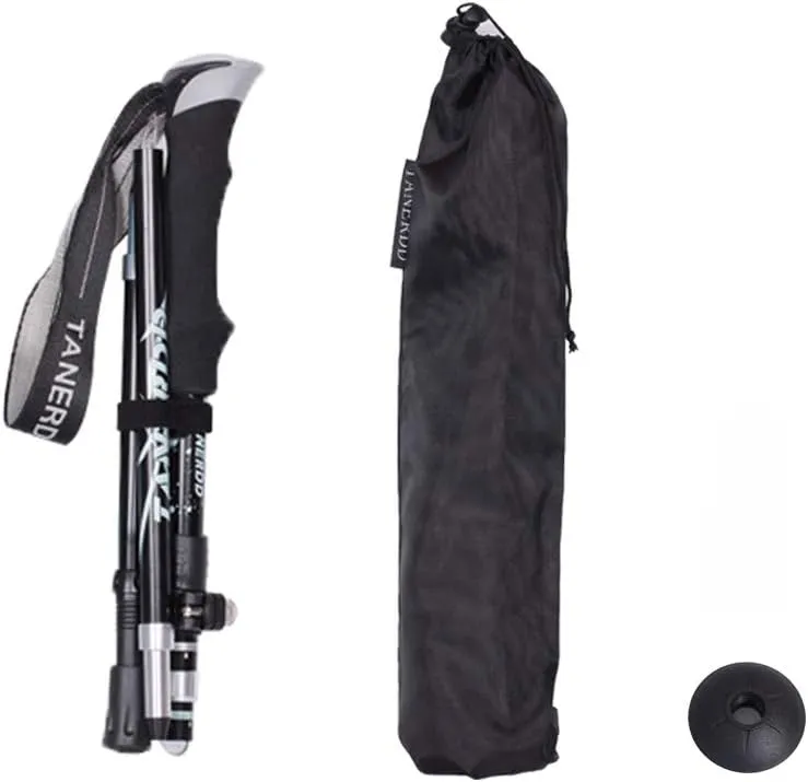 Trekking Poles - 1pc Sports Aluminium 7075 Anti Shock Walking Trekking Hiking Stick Pole Alpenstock