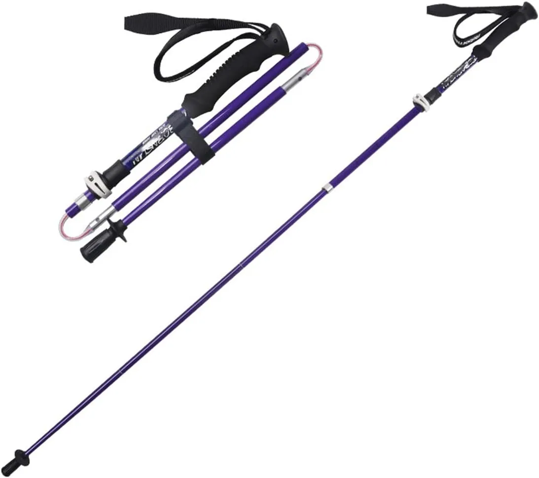 Trekking Poles Collapsible Hiking Sticks for Seniors and Women - Durable Lightweight Balance Walking Sticks for Backpacking and Outdoor Adventures