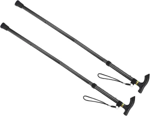 Trekking Poles - Collapsible Hiking Walking Sticks, Telescopic & Folding, Apply to Women Walking Backpacking