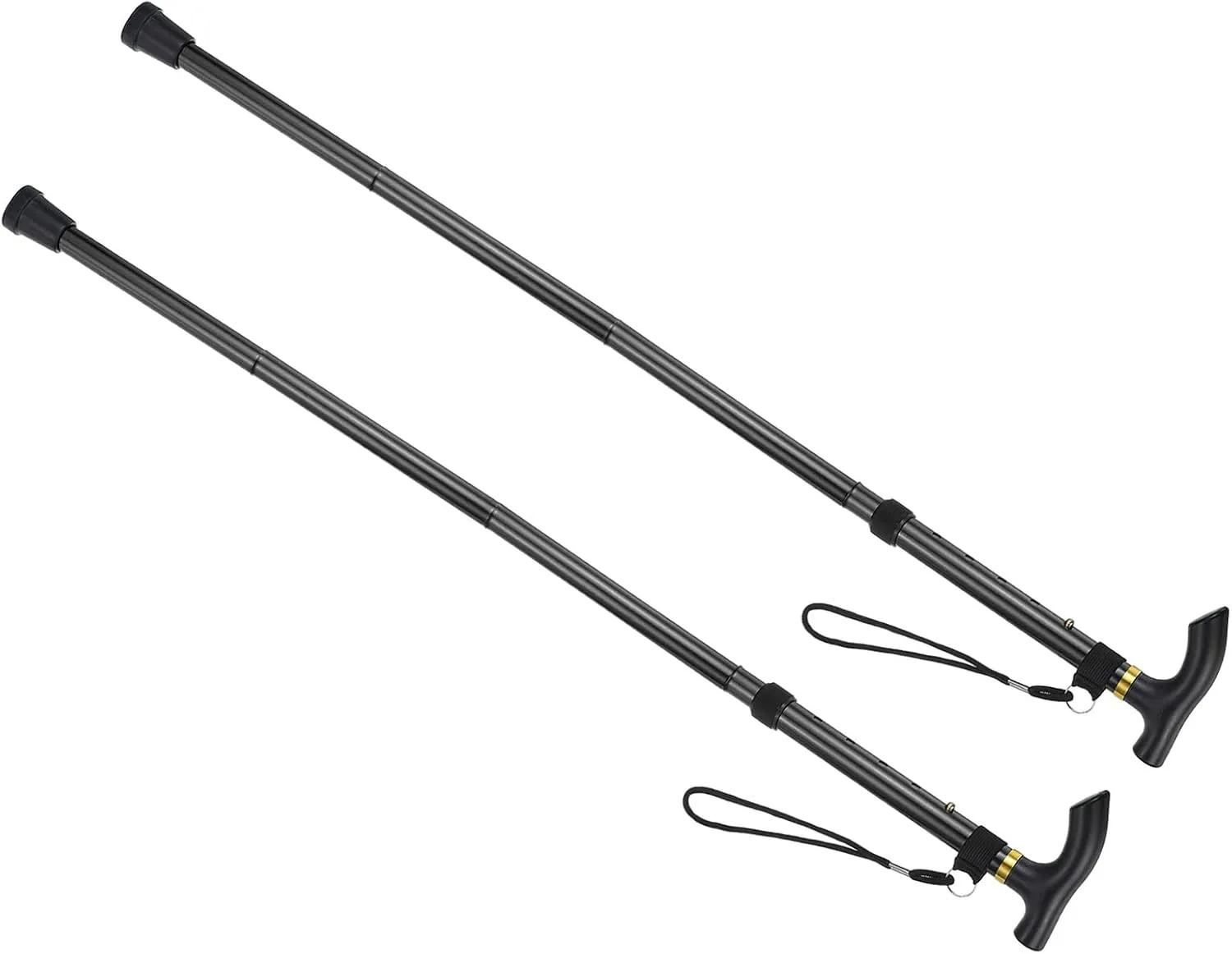 Trekking Poles - Collapsible Hiking Walking Sticks, Telescopic & Folding, Apply to Women Walking Backpacking