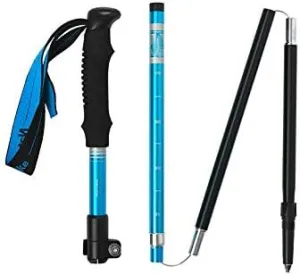Trekking Poles Folding Hiking Stick Collapsible Hiking Poles Trekking Stick Nordic Walking Sticks Walking Poles