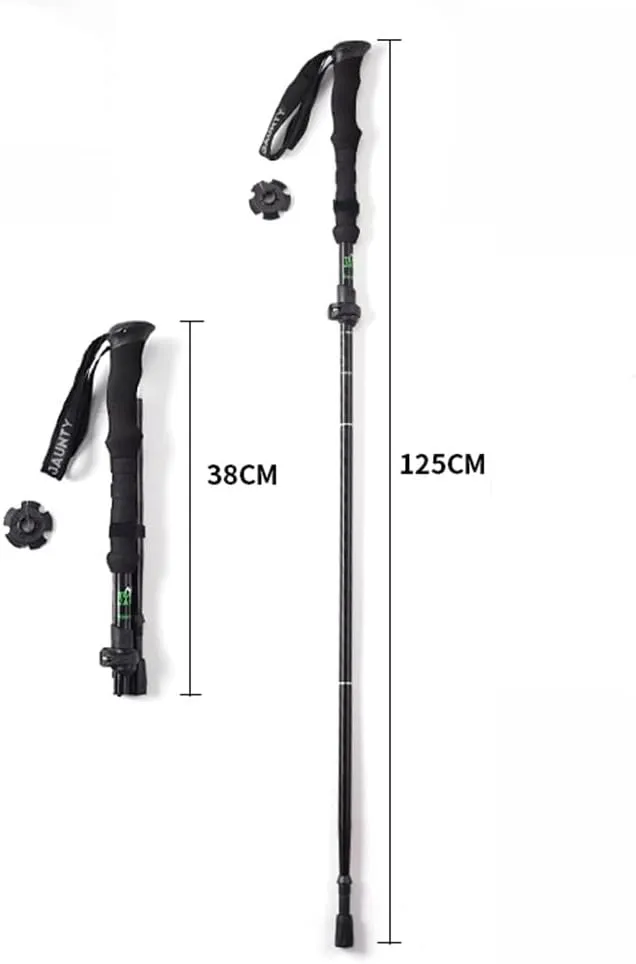 Trekking Poles-Lightweight, Collapsible Hiking Poles for Backpacking Gear - 1 Walking Sticks for Hiking,7075 Aluminum with Storage Bag