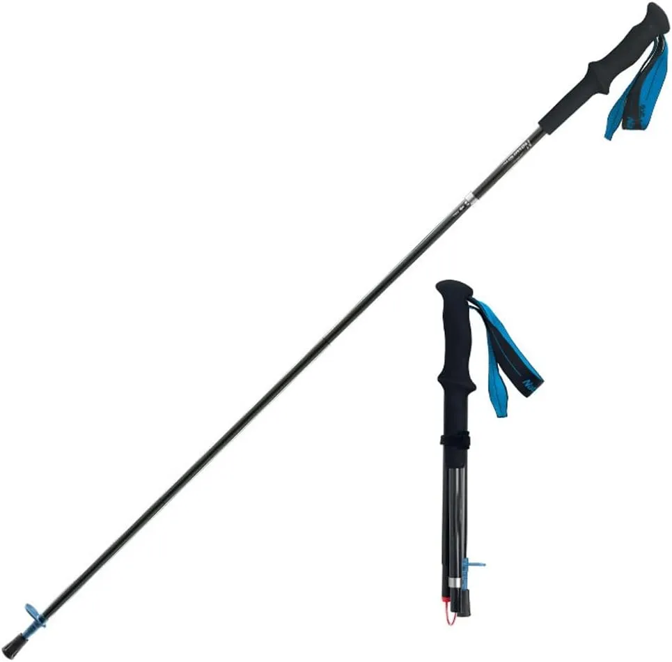 Trekking Poles- Lightweight,Ultralight Telescopic Carbon Fiber Trekking Poles,Quick Lock System&EVA Handle, Foldable for Backpacking, Camping