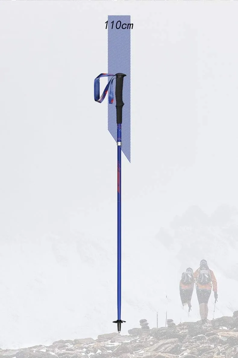 Trekking Poles, Walking Poles Carbon Fiber Folding Walking Sticks Outdoor Camping Trail Running Trekking Pole Ultralight Canes