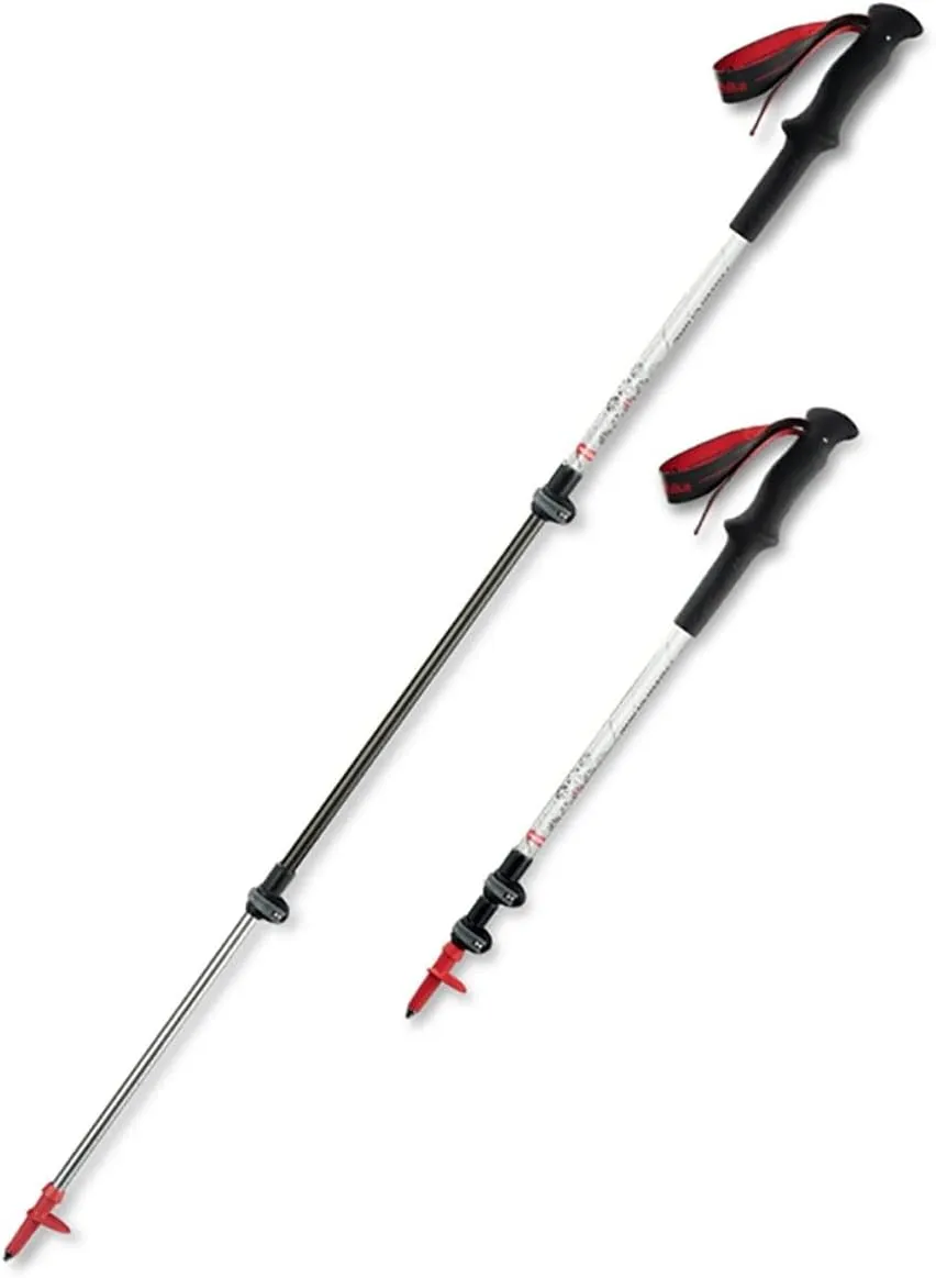 Trekking Poles,Telescopic Lightweight, Walking Sticks for Hiking with Adjustable Wrist Strap Extended Handle, for Hiking, Camping, Climbing