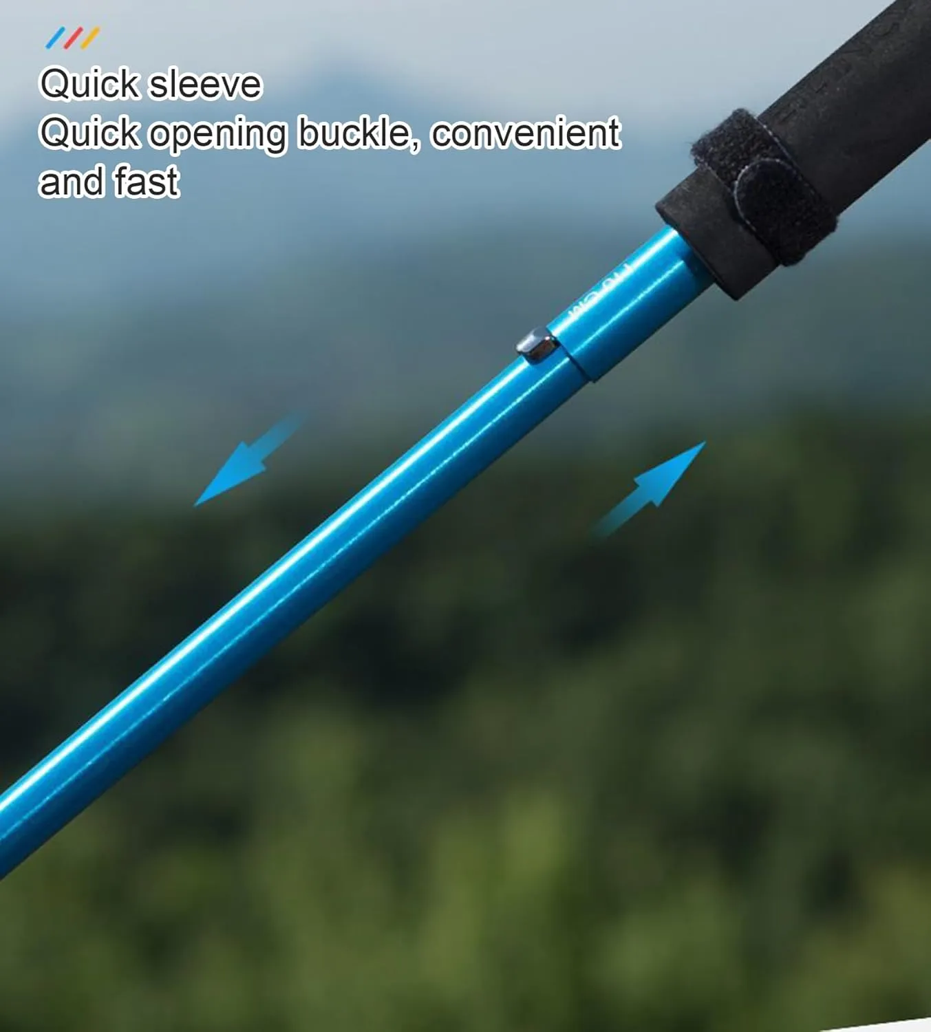 Trekking Walking Sticks for Seniors Women Men - Ergonomic 4 Section Trekking Poles | Lightweight and Walking Sticks Collapsible for Stability and Comfort,105cm