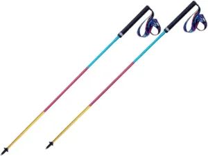 Trekking Walking Sticks for Seniors Women Men - Ergonomic 4 Section Trekking Poles | Lightweight and Walking Sticks Collapsible for Stability and Comfort,105cm