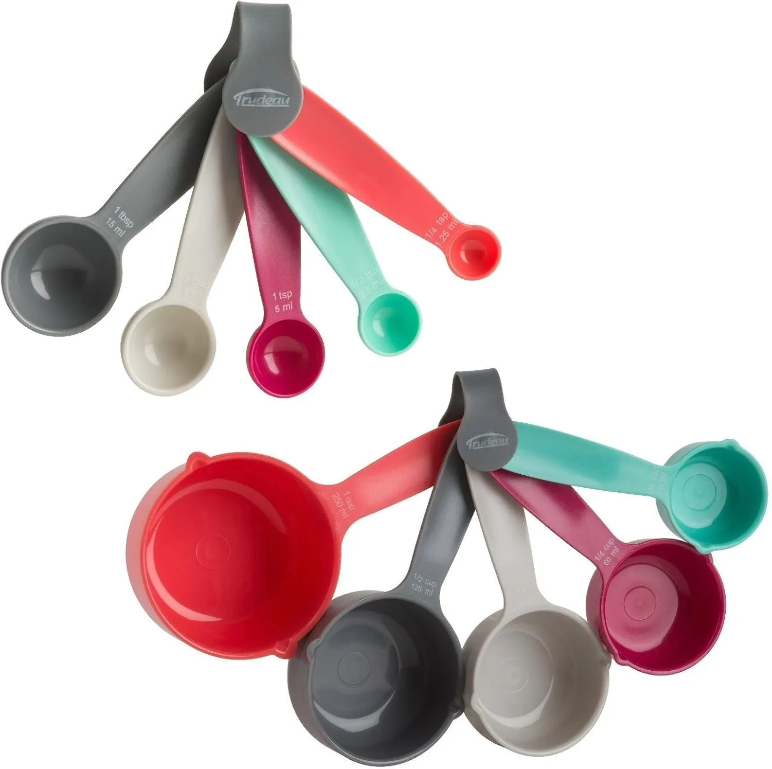 Trudeau Structure 5pc Measuring Cup & 5pc Measuring Spoon Set
