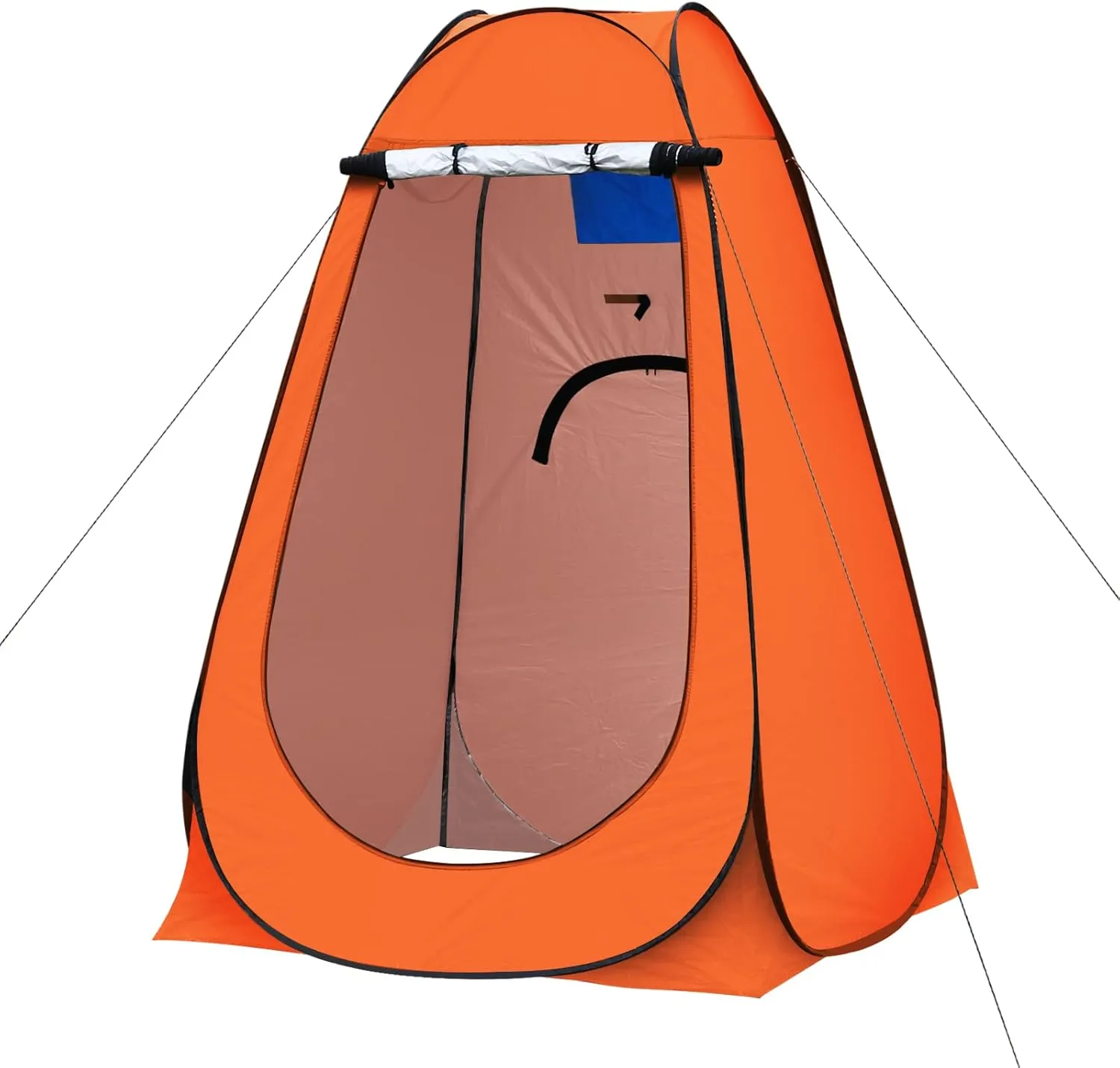 TUKAILAI Portable Pop Up Privacy Tent, Outdoor Camping Bathroom Toilet Shower Tent Spacious Dressing Changing Room for Hiking Beach Picnic Fishing, Instant Rain Shelter with Carrying Bag