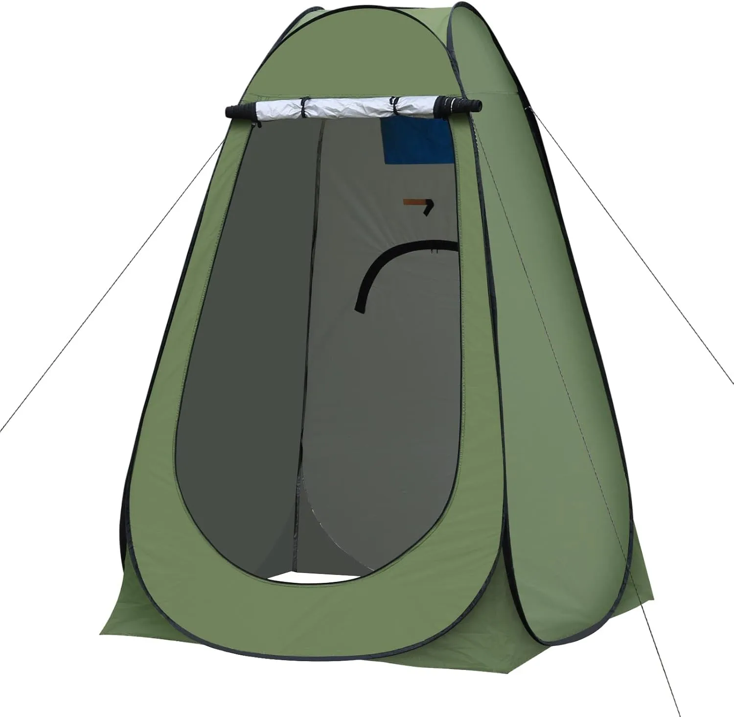 TUKAILAI Portable Pop Up Privacy Tent, Outdoor Camping Bathroom Toilet Shower Tent Spacious Dressing Changing Room for Hiking Beach Picnic Fishing, Instant Rain Shelter with Carrying Bag