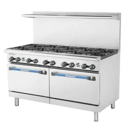 Turbo Air (TAR-10) - 60” Open Burner Restaurant Range – Radiance Series