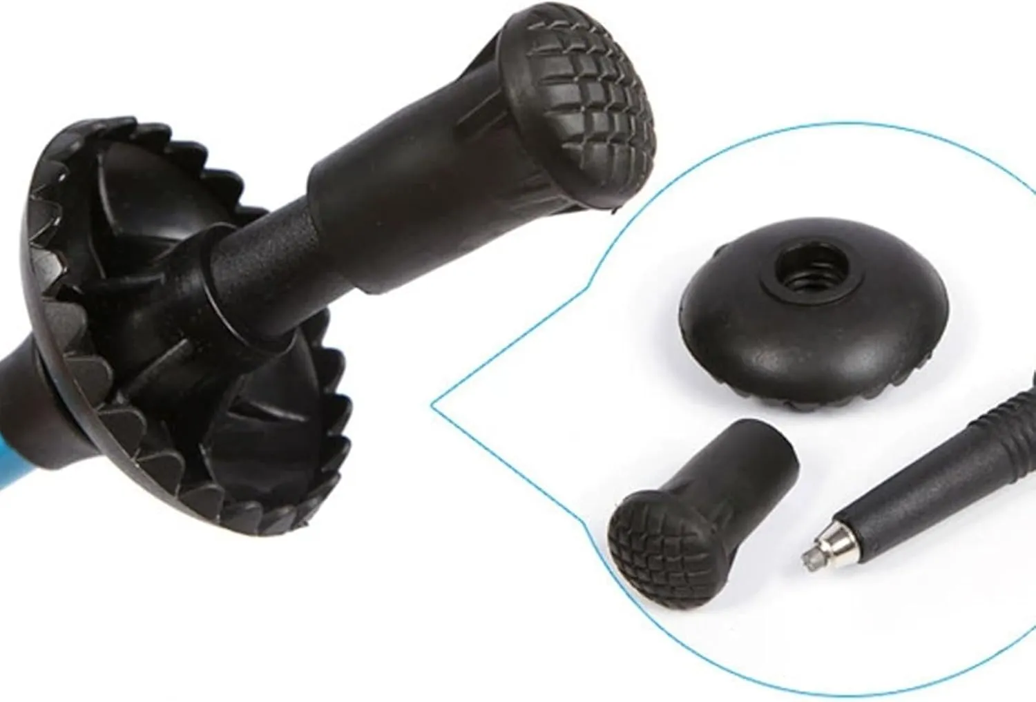 Two Carbon Fiber Hiking Poles for Outdoor Use, 3 - Segment Telescopic and Foldable, Ideal for Trekking and Mountaineering