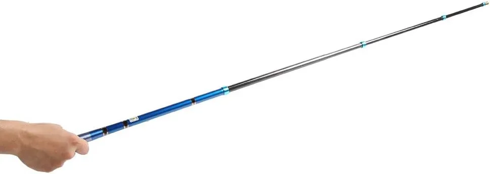 Ultra Light Fishing Pole, Telescopic Carbon Fiber Stream Fishing Rod, Portable Outdoor Fishing