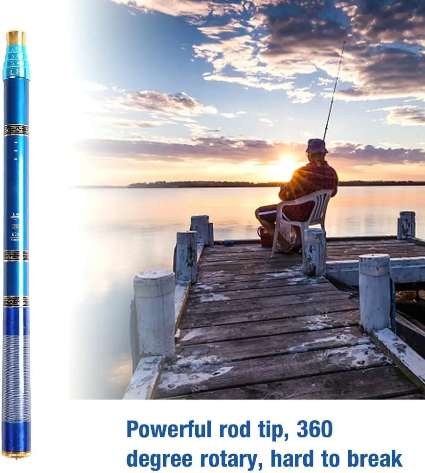 Ultra Light Fishing Pole, Telescopic Carbon Fiber Stream Fishing Rod, Portable Outdoor Fishing