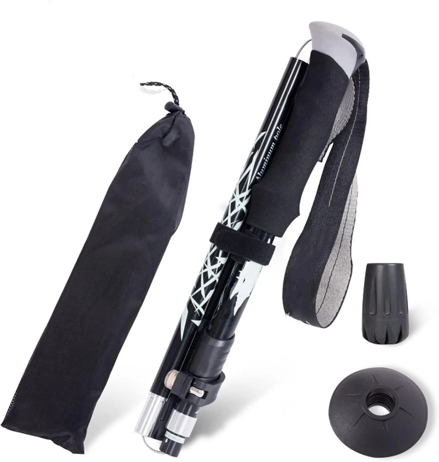 Ultralight Trekking Poles,Trekking Poles Collapsible,Hiking Poles Aluminum Alloy, Sticks with Quick Lock System, Lightweight Aircraft-Grade AluminumTrekking Poles, Plus Tip Kit,Telescopic,