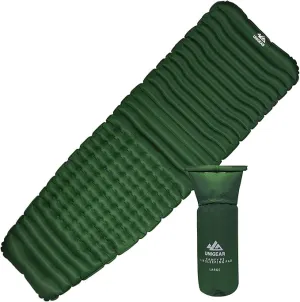 Unigear Camfy P3 Inflatable Sleeping Pad, R-Value 2,Water Resistant, Comfortable Sleeping Mattress for Camping