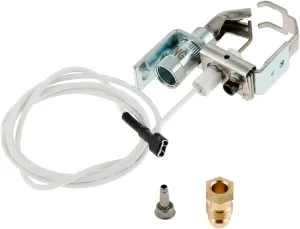 Universal Pilot Burner Ignitor for Intermittent Pilot Application, Compatible with Sterling, Raypak, Honeywell Natural Gas Furnace Pilot Burner Ignitor Assembly