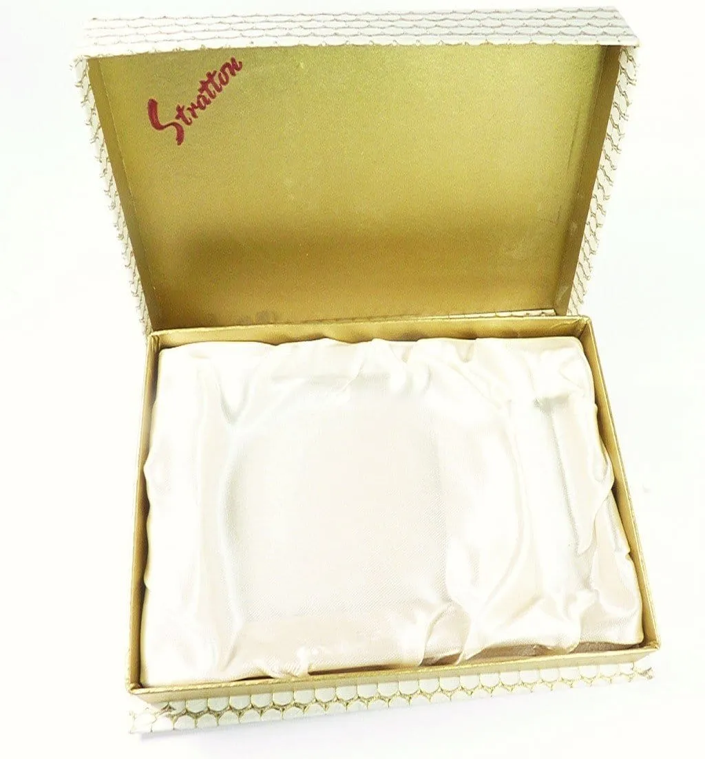 Unused Stratton Vanity Set Compact And Lipstick Holder 1950s