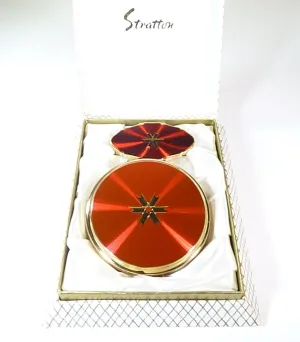 Unused Stratton Vanity Set Suitable For Max Factor Creme Puff