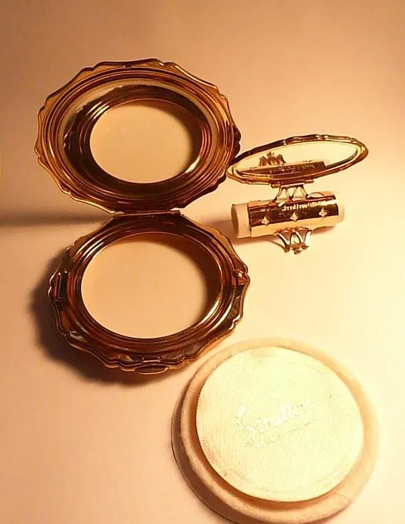 Unused Vintage Stratton Imari Style Vanity Set 1970s