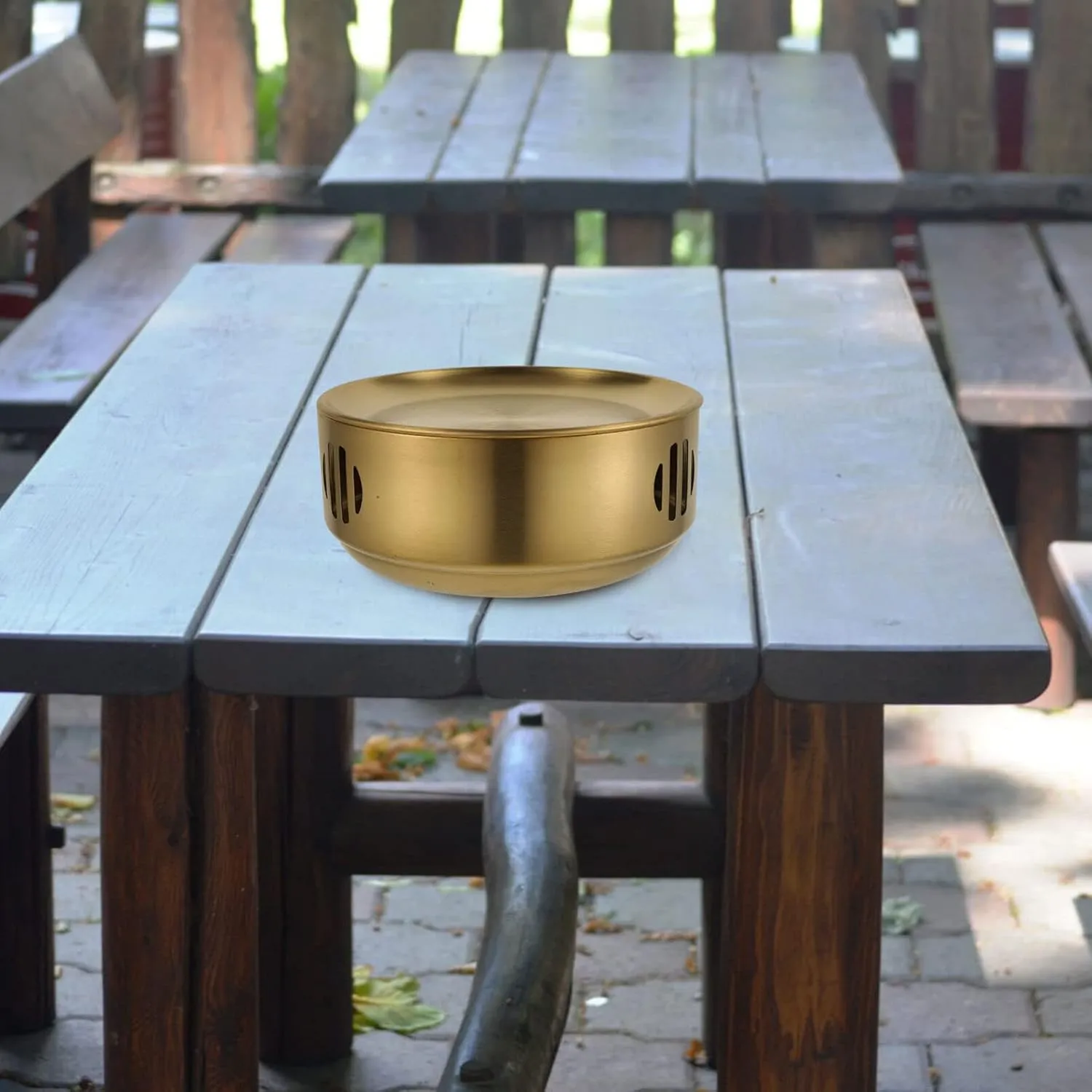 UPKOCH Stainless Steel Portable Alcohol Stove Compact Outdoor Cooking Gear for Camping Heating and Temperature Maintenance Design Lightweight and Convenient for Travel