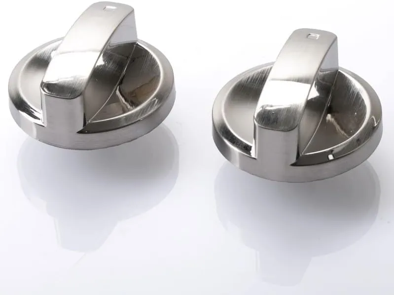#US Replacement Part for 2 Pack Gas Cooktop Stainless Steel Knobs 813396 for Wolf Range CT36G/S ... knobpart#4561550