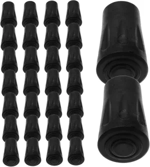 VANZACK Trekking Pole Protectors 50pcs Carbon Trekking Poles Accessories Walking Stick Rubber Tips Hiking Stick End Caps