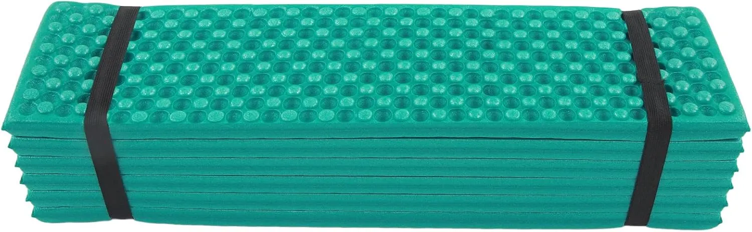 VBESTLIFE Foldable Sleeping Pad, Egg Crate Foam Pad Environment Friendly Moisture Isolation 2cm Thickness for Outdoor Camping