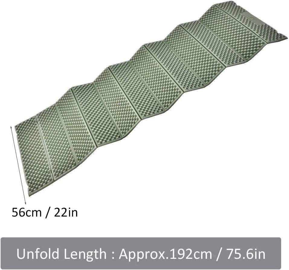 VGEBY Foam Mat,Folding Foam Mat Foam Camping Mat Folding Beach Tent Sleeping Pad Waterproof Mattress