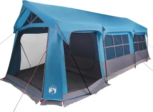 vidaXL 10 Person Outdoor Camping Tent UV Resistant Waterproof Shelter with Poles Stakes and Carrying Bag for Hiking Summer Adventures Large Family Spacious Easy Assembly Portable Gear