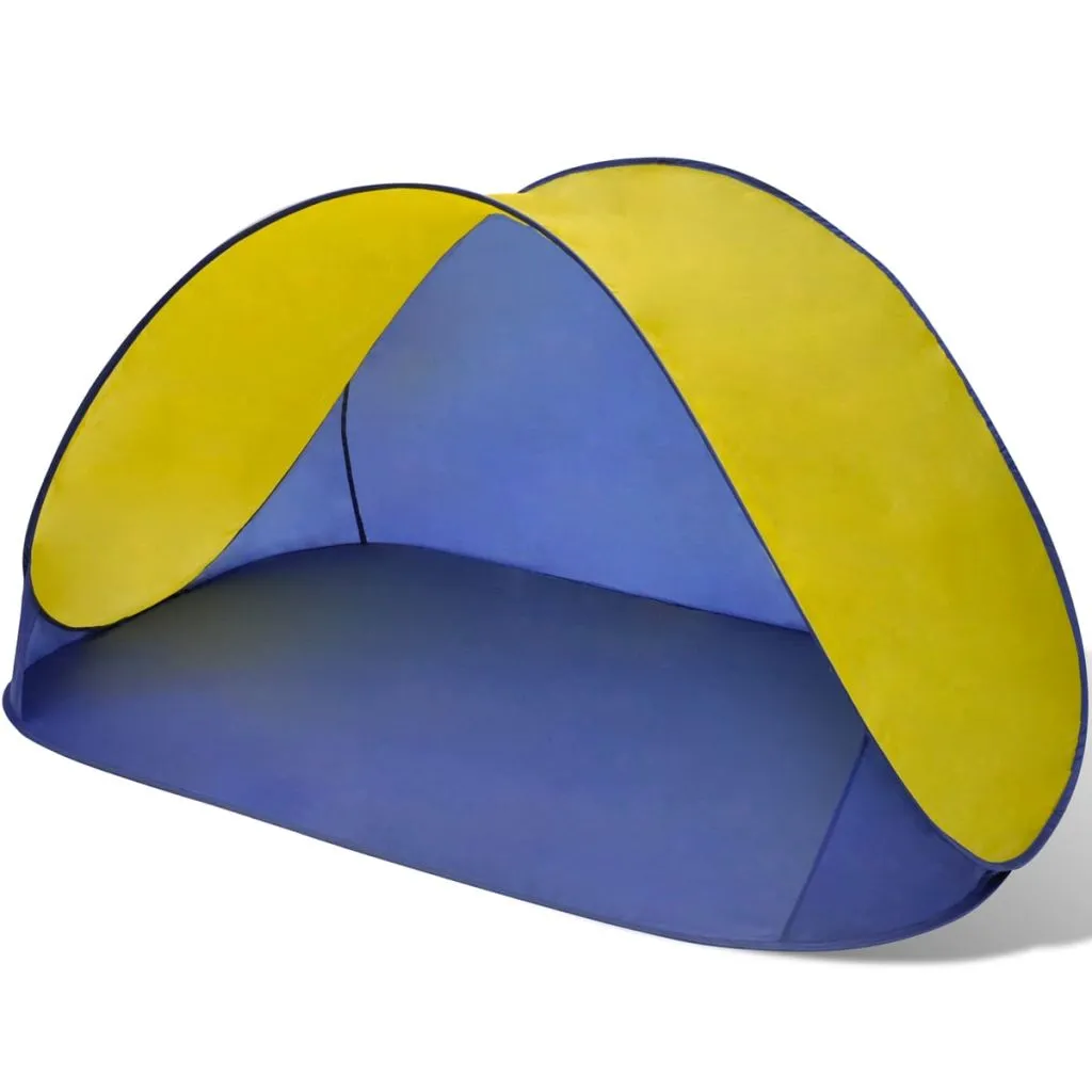 vidaXL Beach Tent Outdoor Foldable Sun Shade Shelter Canopy Beach Camping Tent