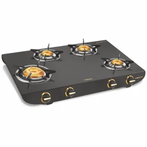 Vidiem Tusker Gold 4 Burner Gas Stove - VDMGS-TUSKERGLD4B