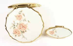 Vintage Stratton Lipstick Mirror And Compact Set Suitable For Max Factor Foundation 1970s