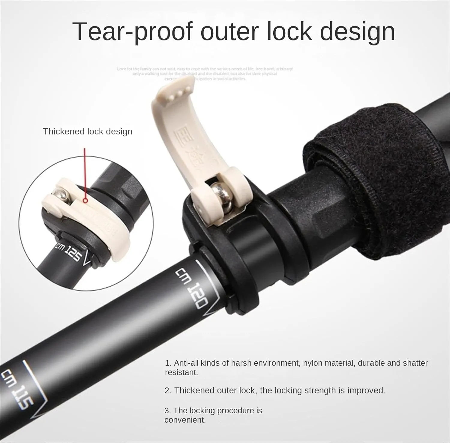 Walking Stick Hiking Poles Hiking Trekking Poles Lightweight Folding Hiking Poles EVA Foam Handle for Camping Hiking Gear Trekking Poles