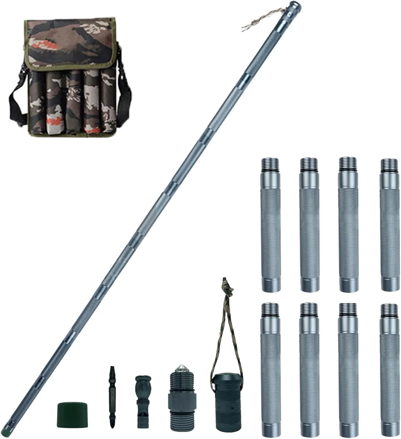 Walking Stick Trekking Poles Collapsible Walking Poles for Hiking Poles Collapsible Lightweight Tactical Hiking Stick Multi Tool