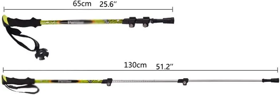 Walking Sticks Hiking Walking Trekking Poles with Antishock and Quick Lock System,Telescopic,for Hiking,Camping,Mountaining Trekking Poles (Color : C)