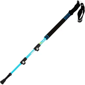 Walking Sticks Trekking Pole, Collapsible Walking Hiking Stick for Men Women,Ultralight Carbon Fiber Ski Pole with EVA Grip Trekking Poles (Color : Blue)