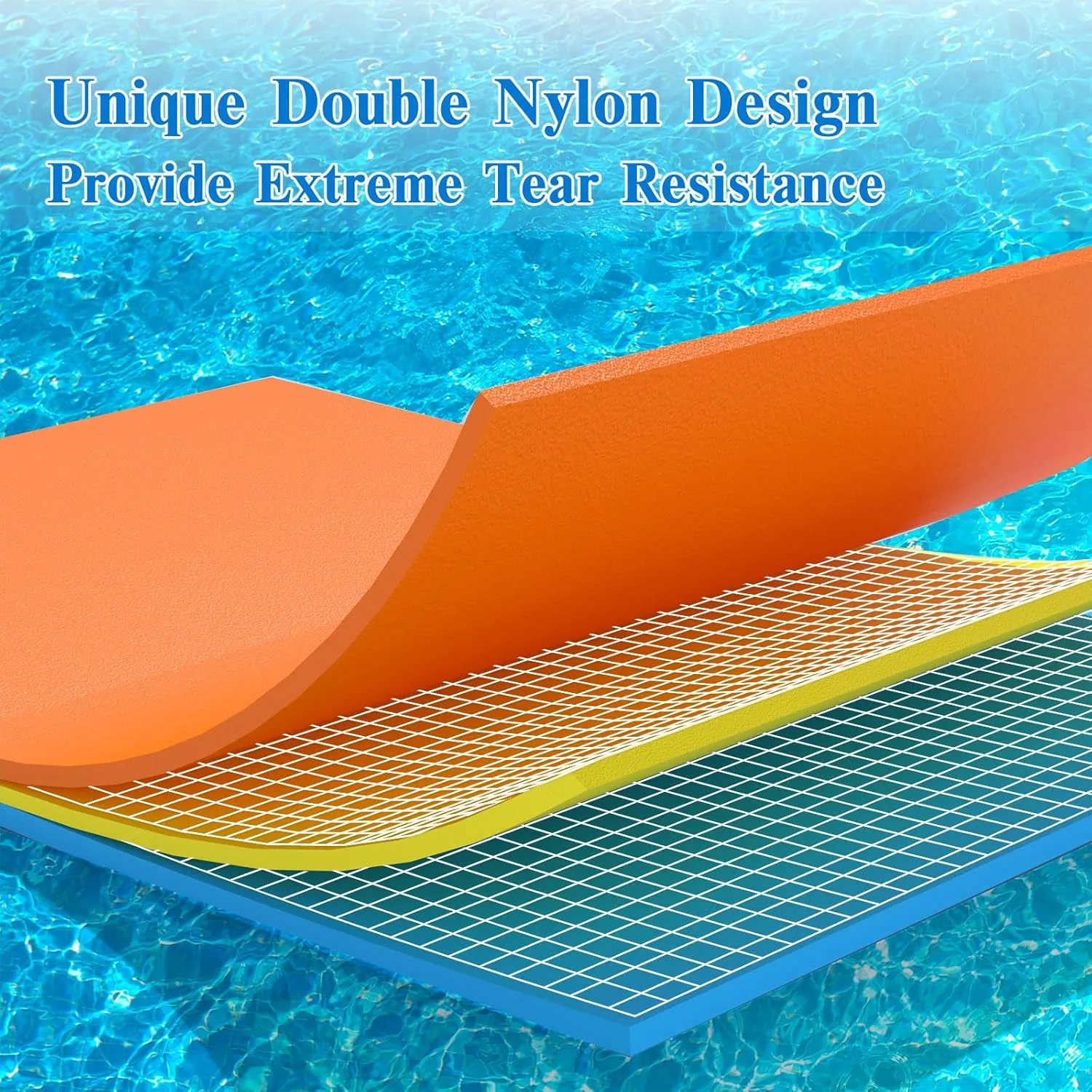 Water Floating Mat 6'/9'/12' FT Foam Lake Floating Foam Pad Lily Pad for Water Recreation and Relaxing Lily Mat for Family Floating Pad for Pets Pool Float for Party