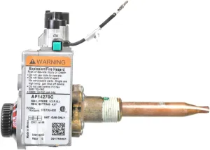 Water Heater Thermostat NATURAL GAS VALVE SP21195C For 40/50 GAL WATER HEATER WITH PIGTAIL,REPLACES AP14270C, SP20303D Rheem OEM