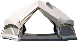 Weatherproof Tents Camping Tent Automatic Tent Double-Layer Outdoor Camp Picnic Portable Quick-Open Tent Automatic Mushroom Tent Camping and Hiking Tents