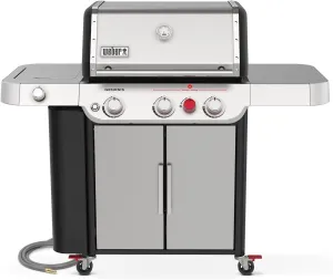 Weber Genesis S-335 Natural Gas Grill, Stainless Steel