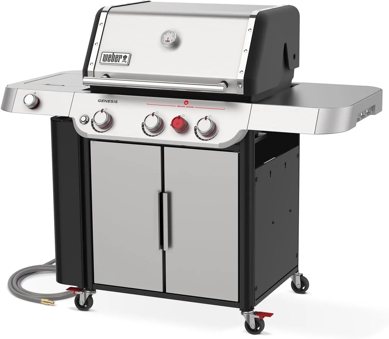 Weber Genesis S-335 Natural Gas Grill, Stainless Steel