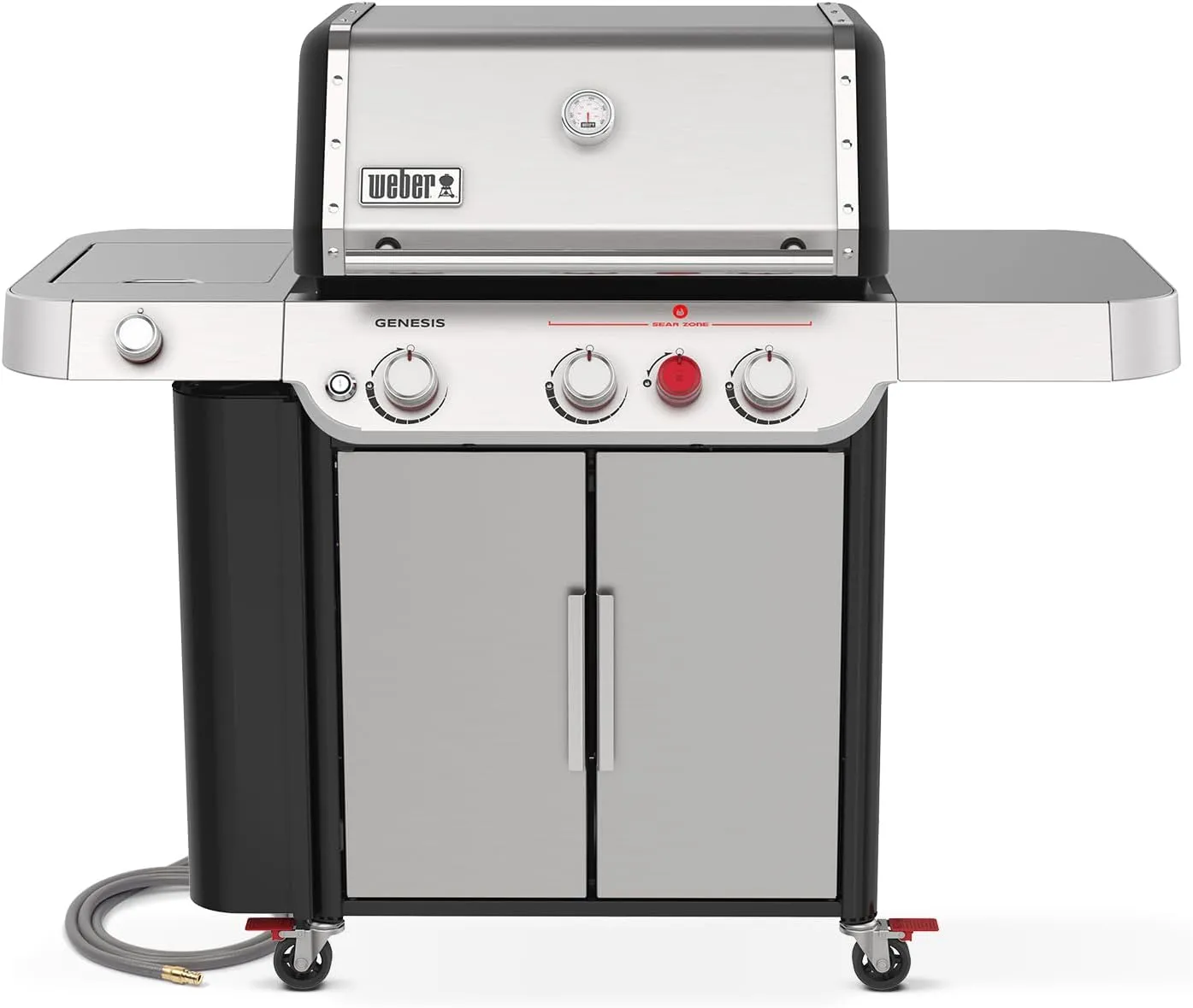 Weber Genesis S-335 Natural Gas Grill, Stainless Steel