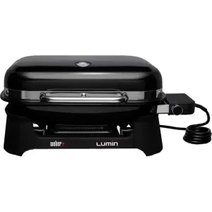 Weber Lumin Compact Indoor Outdoor Electric Grill; Black; 91010901 - Open Box