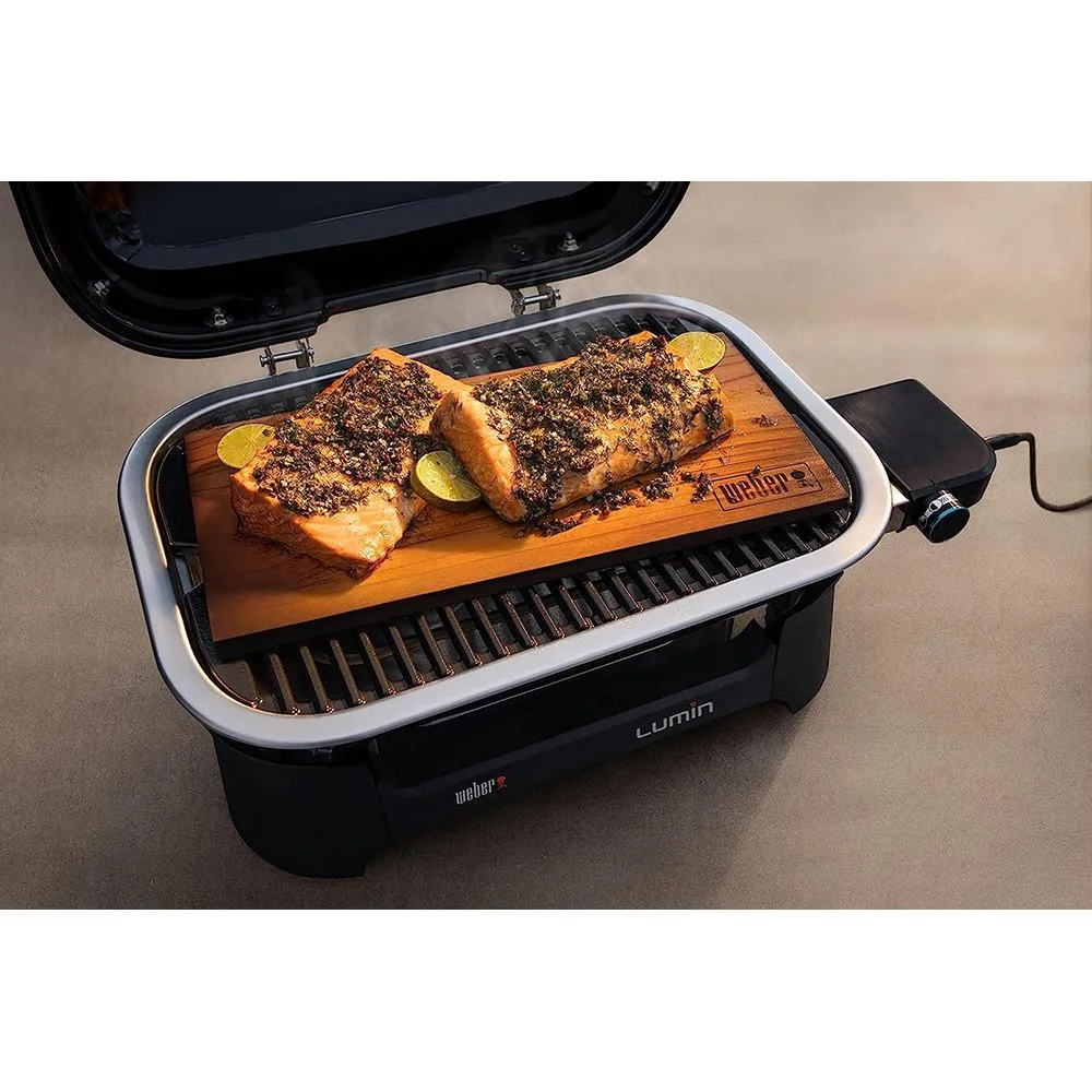 Weber Lumin Compact Indoor Outdoor Electric Grill; Black; 91010901 - Open Box