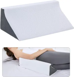 Wedge Pillow for Side Sleeping, Side Sleeper Body Back Positioners for Back Pain, Preventing Bedsores, After Surgery, Pregnancy Support, Ankle Support, Bed Wedge Pillow for Side Sleepers