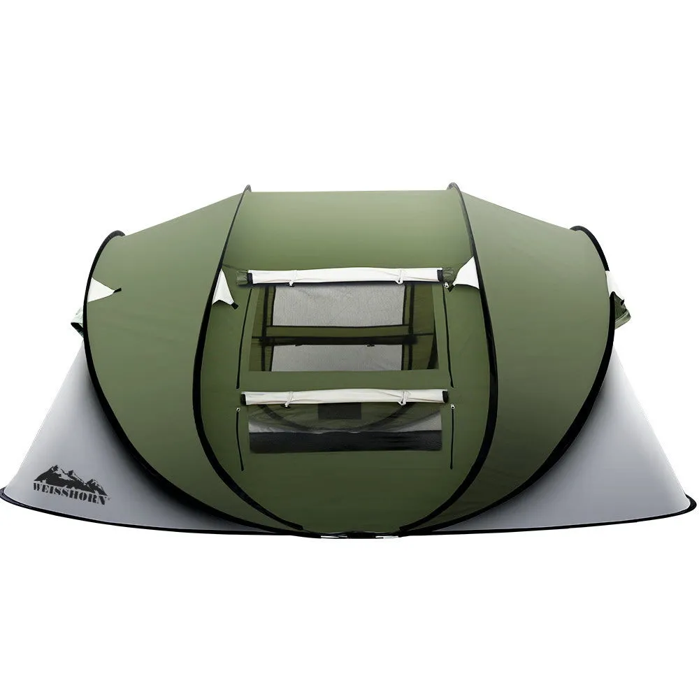 Weisshorn Instant Up Camping Tent 4-5 Person Pop up Tents Family Hiking Beach Dome-ACT