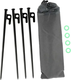 Windproof Canopy Floor Nail Set Heavy Duty Metal Stakes Tent Stakes for Sand Aluminum
